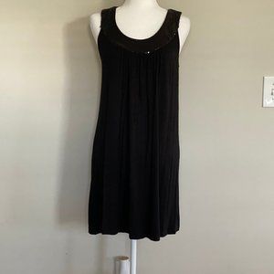 🥰 2/$20 SALE Black sequined knee length dress